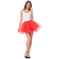 Kate Kasin Soft Tulle Netting Red Crinoline Petticoat Underskirt pour Retro Vintage Dress KK000447-3